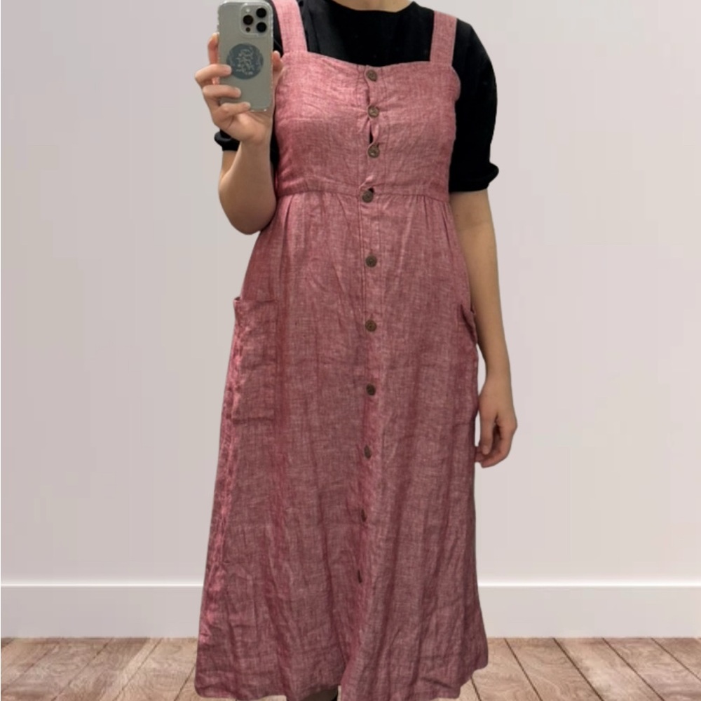 Rachel Zoe Linen Midi Dress